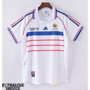 Francie 1998 Retro Venkovní Dres Krátký Rukáv Francie 1998 Retro Venkovní Dres Krátký Rukáv